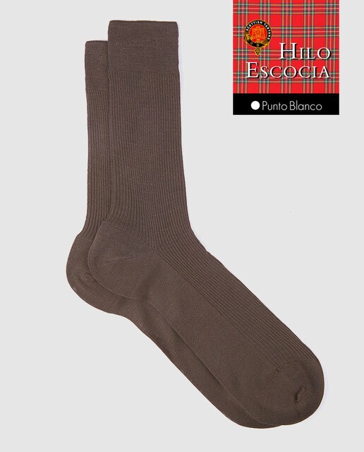 Calcetines de hombre Punto Blanco
