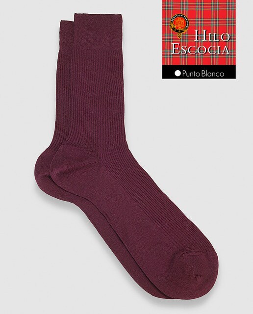 Calcetines de hombre Punto Blanco. Hecho en España.