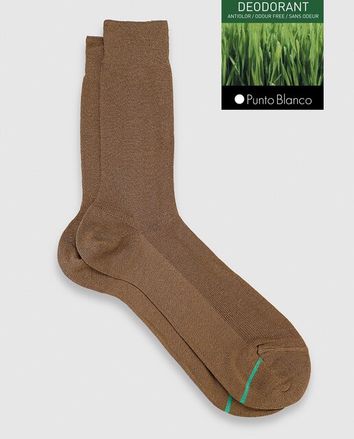 Calcetines de hombre Punto Blanco antitranspirante. Hecho en España.