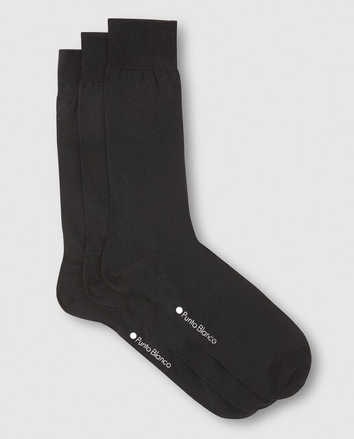 Pack de calcetines de hombre Punto Blanco. Hecho en España.