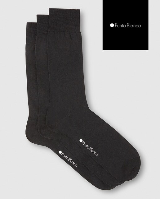Pack de calcetines de hombre Punto Blanco. Hecho en España.