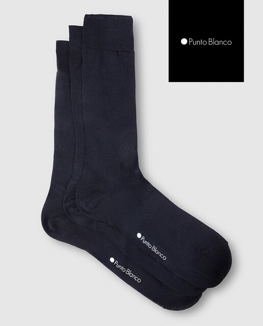 Pack de calcetines de hombre Punto Blanco