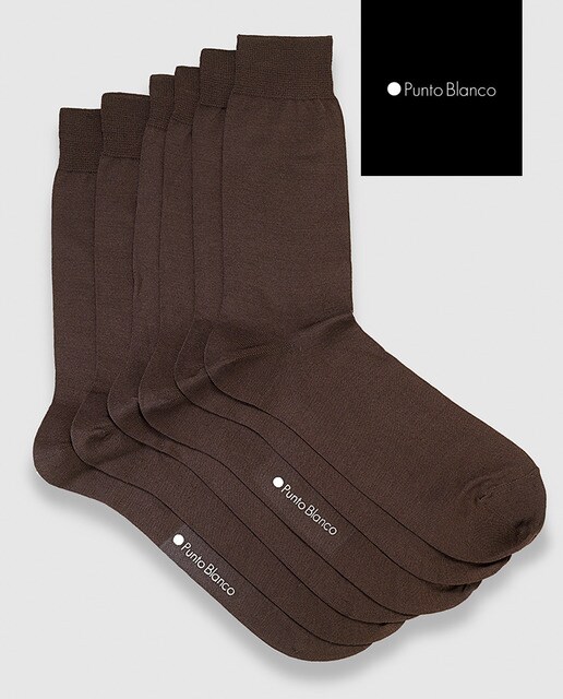 Pack de calcetines de hombre Punto Blanco. Hecho en España.