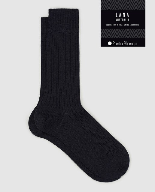 Calcetines de hombre Punto Blanco