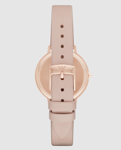 Reloj de mujer Emporio Armani AR2510 de piel rosa
