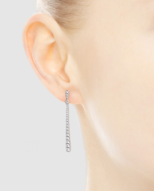 Pendientes de plata y circonitas Estrellas Fugaces Pandora