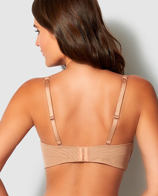 Sujetador de mujer Sans Complexe Essentiel Fit bandeau sin tirante con relleno y aro