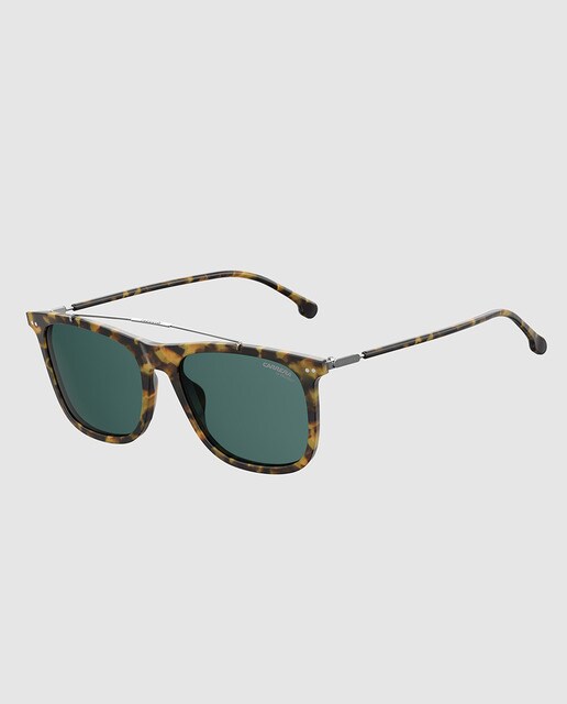 Gafas de sol de hombre en acetato habana con doble puente