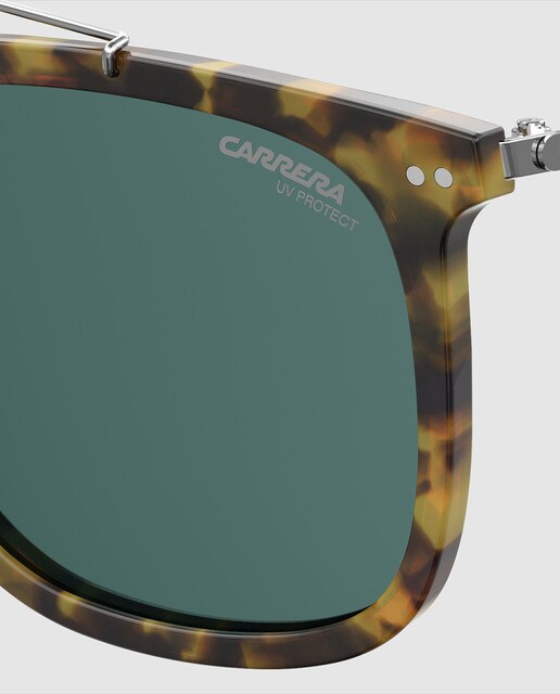 Gafas de sol de hombre en acetato habana con doble puente