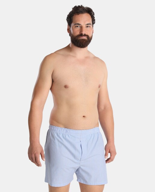 Boxer de tela de hombre Brooks Brothers azul