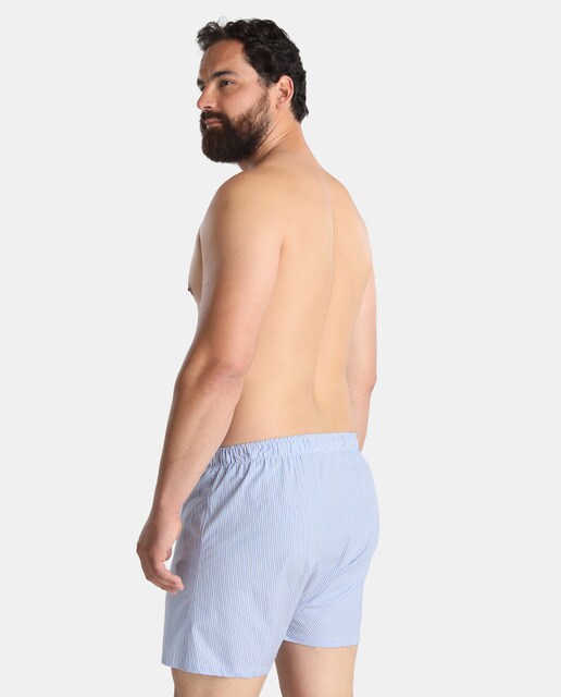 Boxer de tela de hombre Brooks Brothers azul