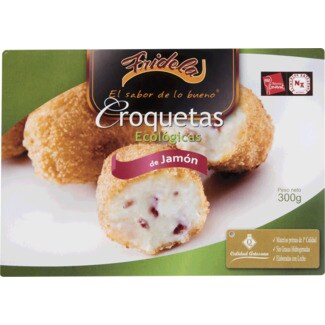 Fridela Croquetes de Presunto Biológicos embalagem 300 g