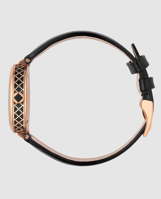 Reloj de mujer Gucci Diamantissima YA141401 de piel negro