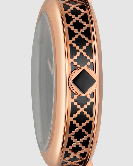 Reloj de mujer Gucci Diamantissima YA141401 de piel negro