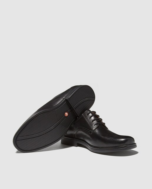 Zapatos de cordones de hombre Clarks de piel en color negro