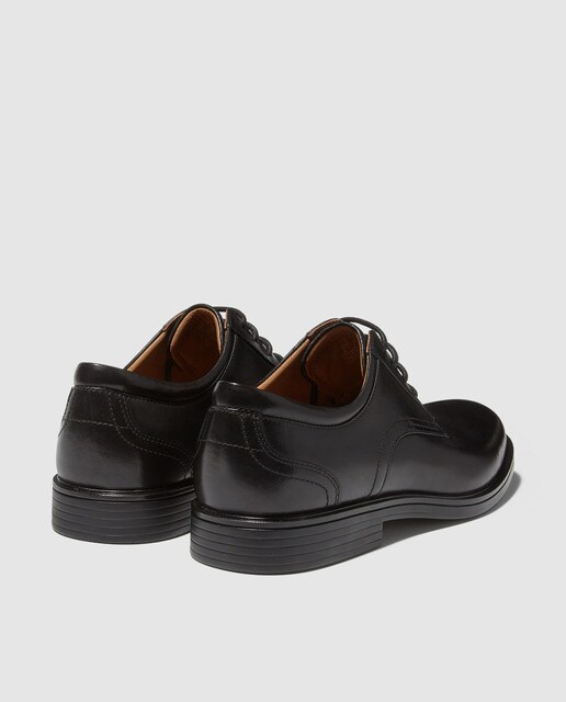 Zapatos de cordones de hombre Clarks de piel en color negro