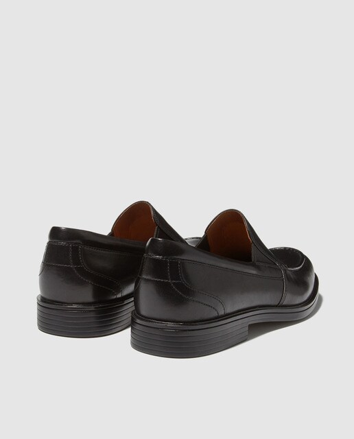 Mocasines de hombre Clarks de piel en color negro