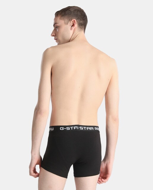 Bóxer de punto de hombre G-Star Raw liso negro