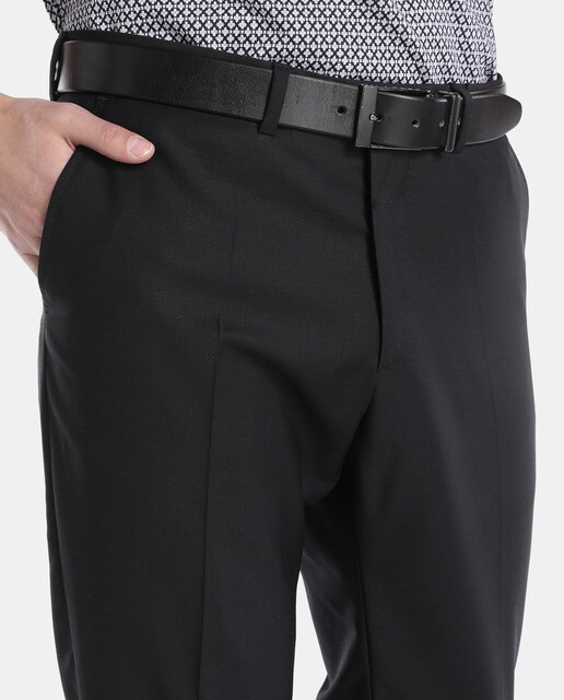 Pantalón de traje de hombre Black Emidio Tucci regular negro