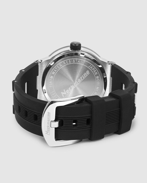 Reloj de mujer Neckmarine NKM435L06 de caucho negro