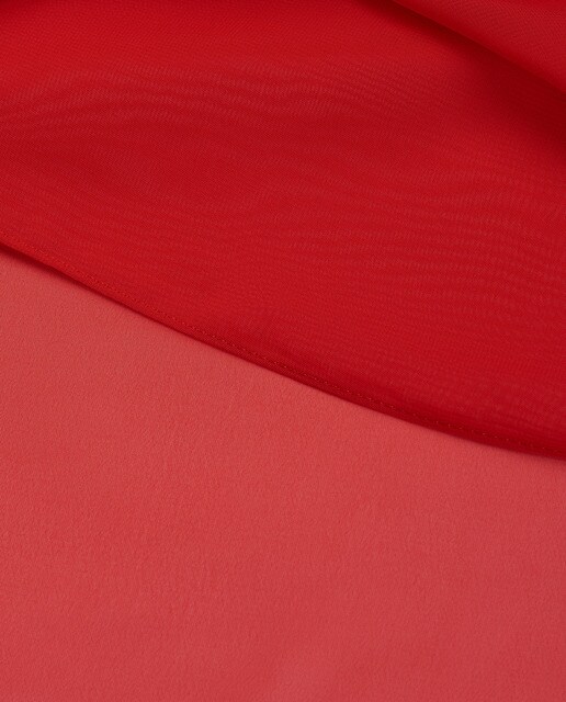 Pañuelo bandana de gasa rojo