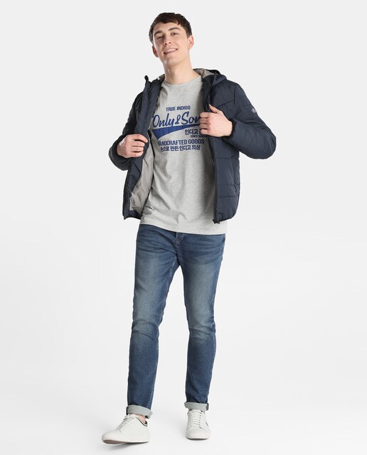 Vaquero de hombre Only & Sons slim azul