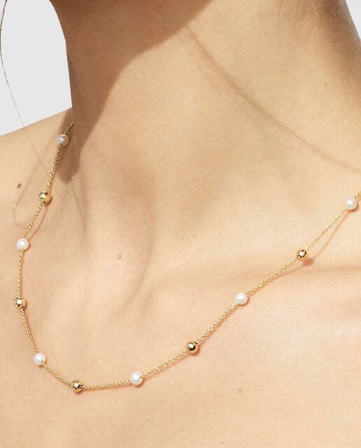 Collar mujer Oro y Perlas Gold & Roses