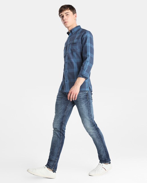 Vaquero de hombre Jack & Jones slim azul