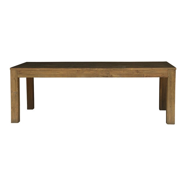 Mesa de comedor de olmo reciclado Mimosa El Corte Inglés