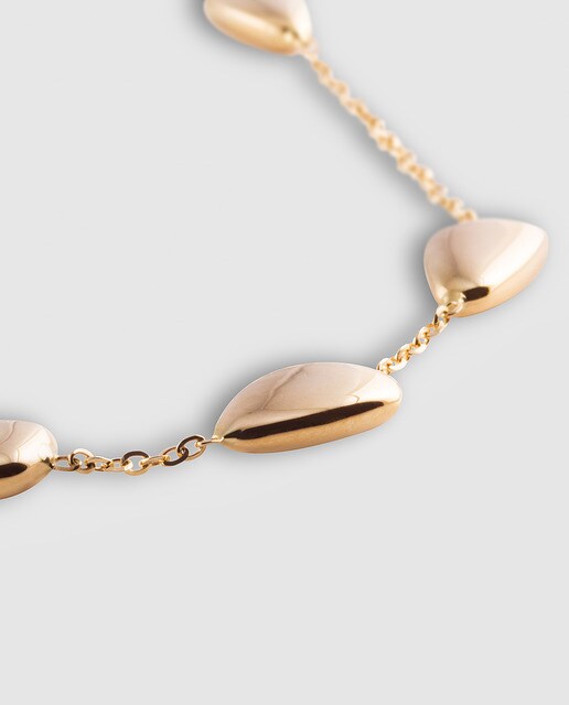 Collar de oro amarillo con cuentas El Corte Inglés