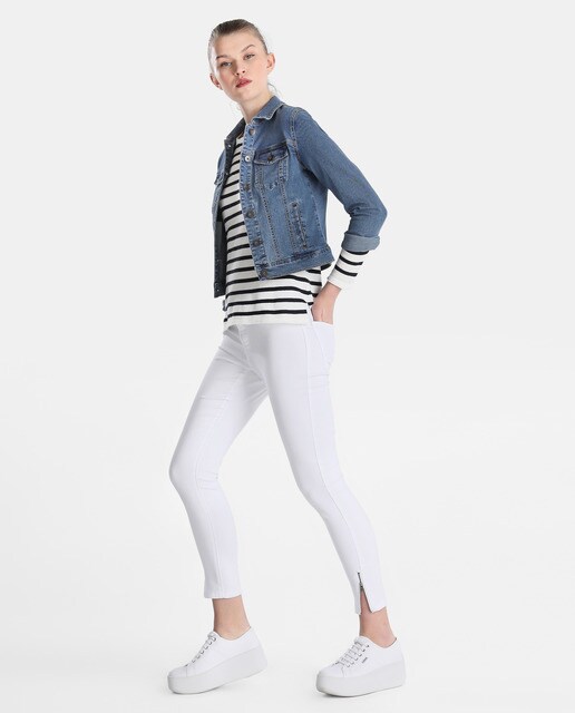 Cazadora vaquera de mujer Vero Moda en color azul