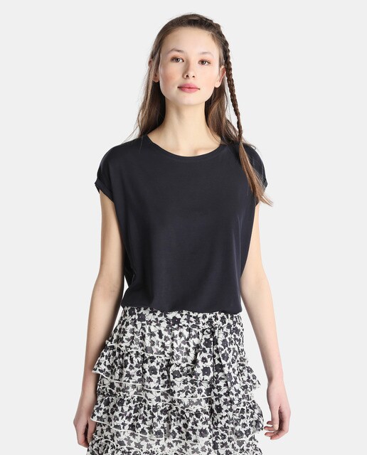Camiseta básica de mujer Vero Moda de manga corta