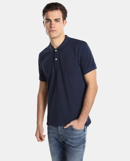 Polo de hombre Pepe Jeans azul marino de manga corta