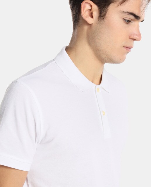 Polo de hombre Pepe Jeans blanco de manga corta