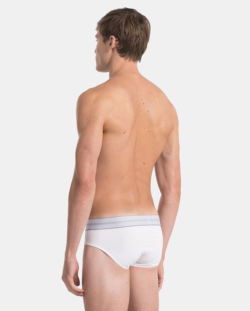 Slip de hombre Calvin Klein blanco
