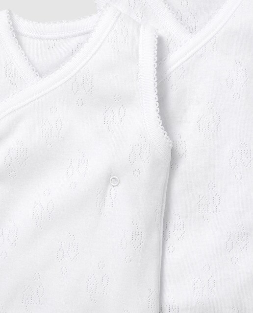 Pack bodys de bebé Cotton Juice en blanco