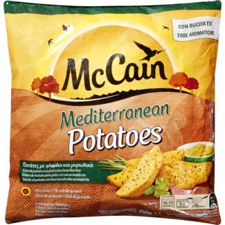 Mccain Batatas Mediterrânias embalagem 750 g