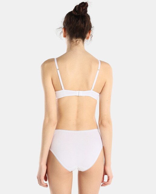 Braga bikini Pecado Original con encaje en el bajo