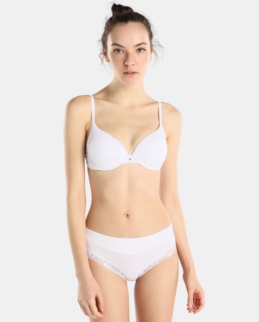 Braga bikini Pecado Original con encaje en el bajo