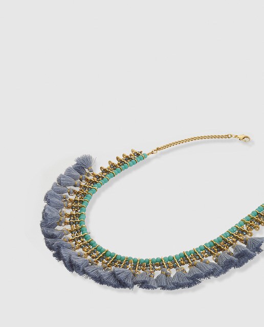 Collar El Corte Inglés verde y azul