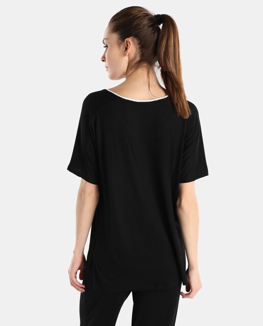 Camiseta de pijama de mujer Dkny lisa