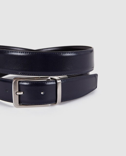 Cinturón de hombre Miguel Bellido con hebilla reversible. Hecho en España.