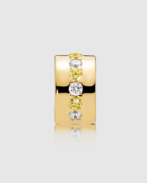 Clip de plata Shine Sendero Luminoso Pandora
