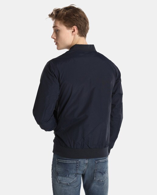 Cazadora bomber de hombre Jack & Jones azul marino