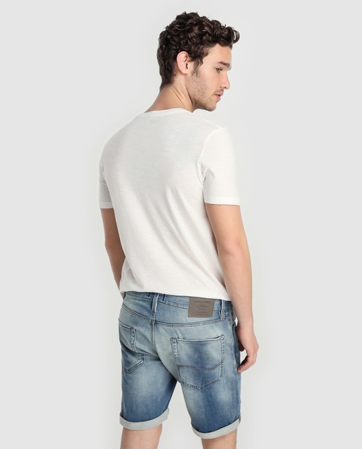 Bermuda vaquera de hombre Jack & Jones azul