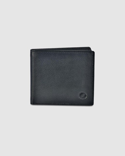 Cartera de hombre en piel napa de color negro