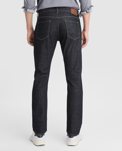 Vaquero de hombre straight azul