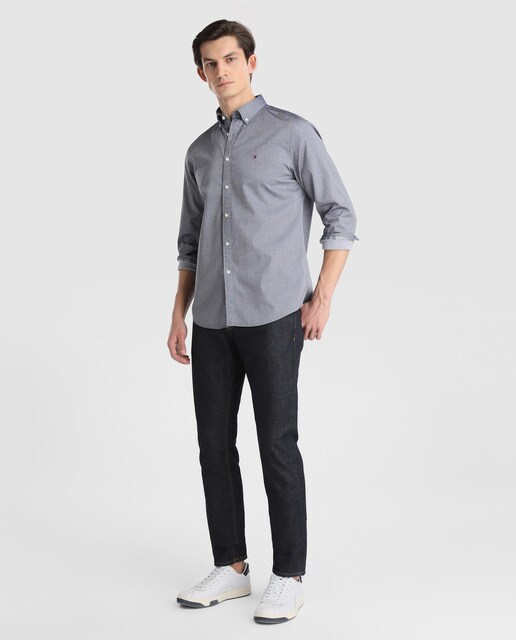 Vaquero de hombre straight azul