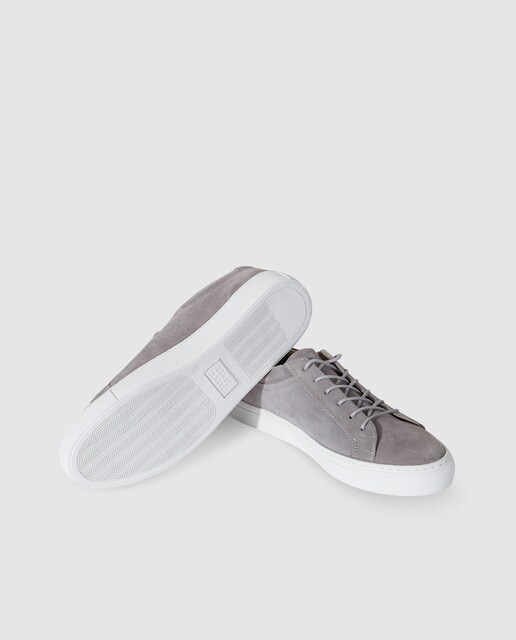 Zapatillas de piel de hombre Jack & Jones en color gris