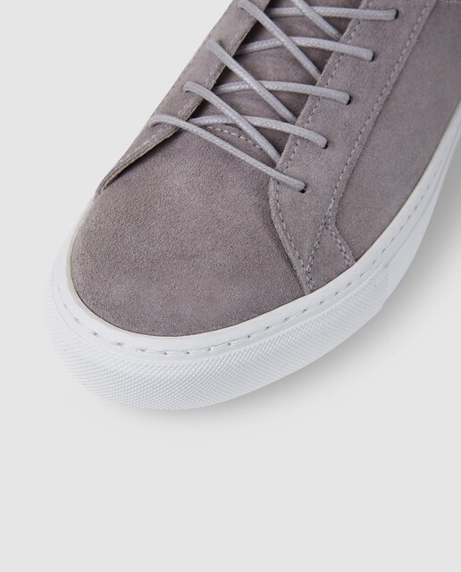 Zapatillas de piel de hombre Jack & Jones en color gris
